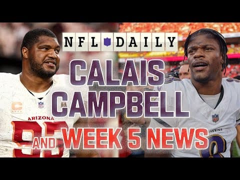 Lamar’s Timeline, The NFL's Most Messy Fun Team, TNF Preview, and Calais Campbell Joins the Show!