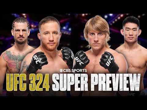 UFC 324 Gaethje vs Pimblett SUPER PREVIEW: Predictions, Storylines and Best Bets for EVERY Fight