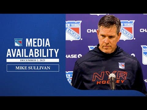 NYR vs DAL: Mike Sullivan Pregame Media Availability | Dec. 2, 2025