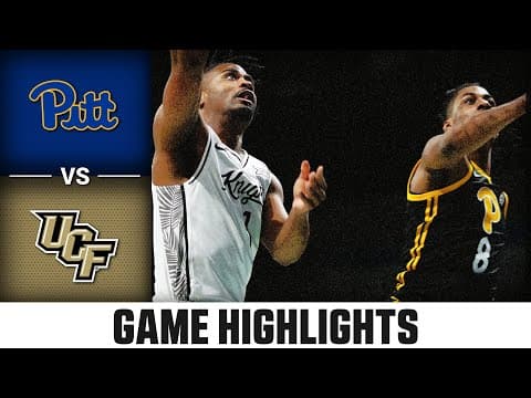 UCF vs. Pitt Game Highlights | 2025-26 Men's Basketball Highlights
