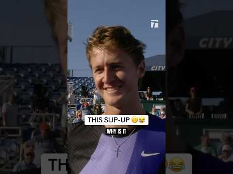 Not this slip-up ๐ซข๐ #sebastiankorda #tennis
