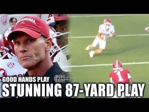 87-YARD PICK SIX?! Oklahoma STUN Alabama! | The Matt Barrie Show