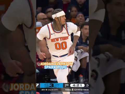 our SPARK PLUG gave us everything to get the W 🔌⚡️#nba #nyknicks #jordanclarkson