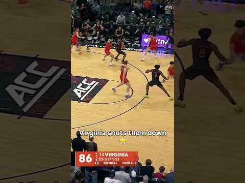 Defense gets the job done 🫡 #virginiacavaliers #accbasketball #collegebasketball