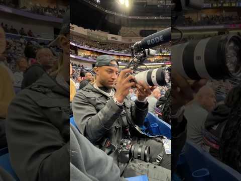 πΈ Saints star Justin Reid gets behind the lens at Pelicans game #pelicans #saints