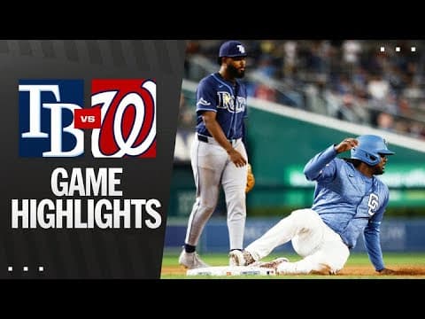 Rays vs. Nationals Game Highlights (8/29/25) | MLB Highlights