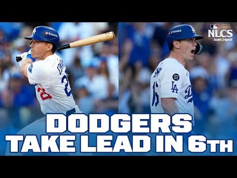 FULL INNING: No more tie game! Tommy Edman puts the Dodgers ahead in the 6th inning 😎