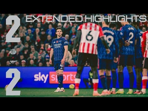 Saka and Trossard extend unbeaten run! | EXTENDED HIGHLIGHTS | Sunderland vs Arsenal (2-2) | EPL