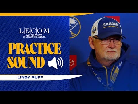 “We’ve Worked Hard To Get To That Place” | Lindy Ruff Talks Energy In The Arena, Injuries | Sabres