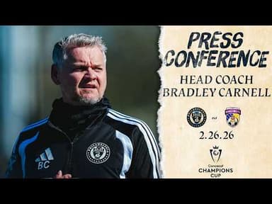 Press Conference | Bradley Carnell after the Union's Concacaf Champions Cup contest