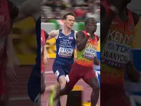 THE MAN FROM ANOTHER PLANET ‼️ Emmanuel Wanyonyi leads from gun to tape in the 800m 😮💨 #kenya #run