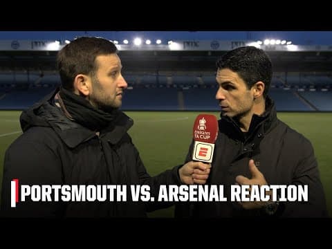 Mikel Arteta credits Arsenal players for taking initiative after FA Cup win vs. Portsmouth | ESPN FC