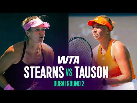 Peyton Stearns vs. Clara Tauson | 2026 Dubai Round 2 | WTA Match Highlights