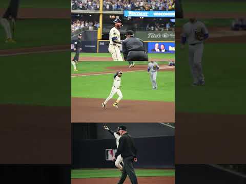 Jackson Chourio's home run from every angle 🤳