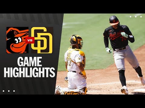 Orioles vs. Padres Game Highlights (9/3/25) | MLB Highlights