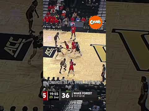 B.J. Edwards did it all and then some ๐ #smumustangs #collegebasketball #accbasketball #highlights