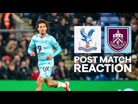 Hannibal Pleased With Winning Feeling | REACTION | Crystal Palace 2 - 3 Burnley