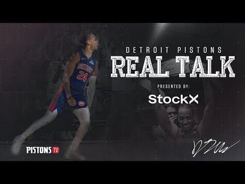 Real Talk ft. Daniss Jenkins | Presented by StockX ✅ #detroitpistons #pistons #nba