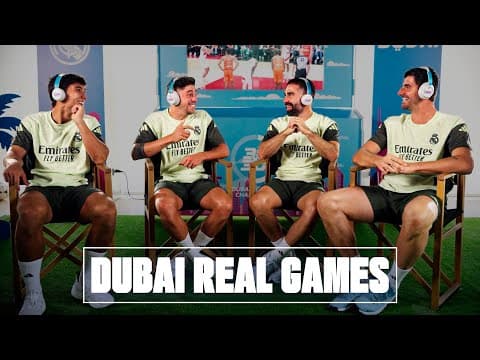 🤯 MIND-BLOWING GAME! | Courtois vs Carvajal vs Gonzalo vs Valverde | Dubai Real Games