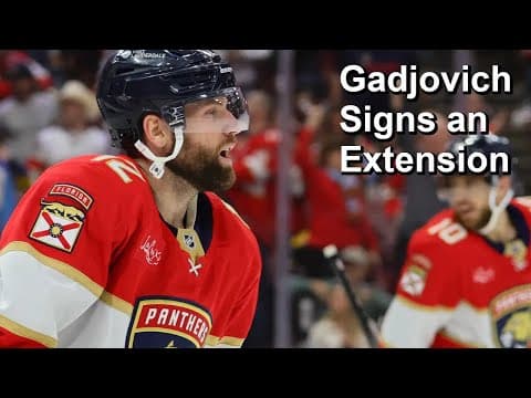 Myers and Cole Fined, Panthers Extend Gadjovich, Sharks Waive Carlsson and Thompson