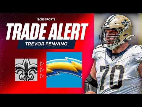 Saints Trade OL Trevor Penning to Chargers | TRADE GRADES