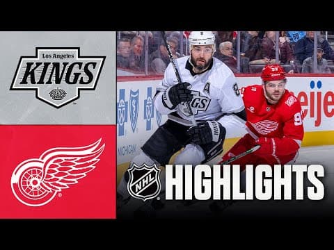 Kings vs. Red Wings | NHL Highlights | January 27, 2026