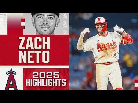 Young INF SUPERSTAR emerging?! 👀 Zach Neto's BEST MOMENTS with the Angels in 2025!