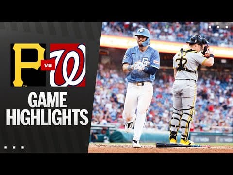 Pirates vs. Nationals Game Highlights (9/13/25) | MLB Highlights