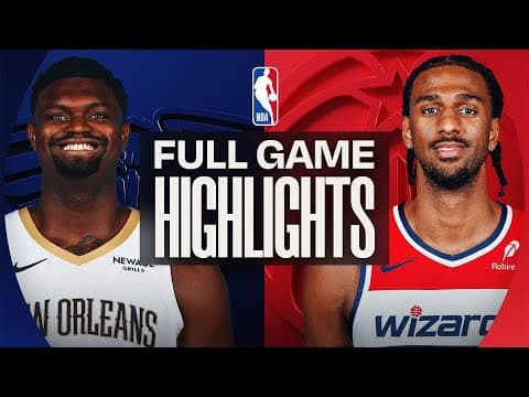 PELICANS at WIZARDS | FULL GAME HIGHLIGHTS | January 9, 2026