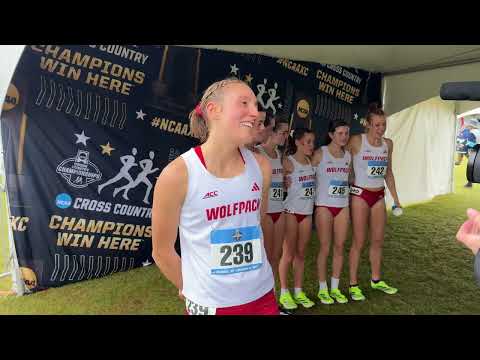 NC State’s Grace Hartman After Finishing 6th & Becoming Team Champions At 2025 NCAA XC Championships