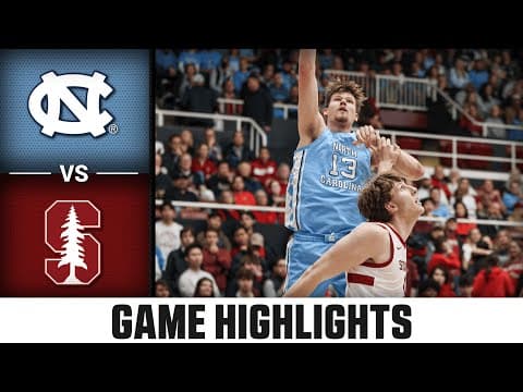 North Carolina vs. Stanford Game Highlights | 2025-26 ACC Men's Basketball