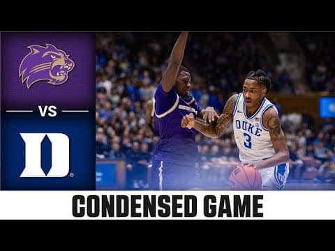 Western Carolina vs. Duke Condensed Game | 2025-26 ACC Men's Basketball