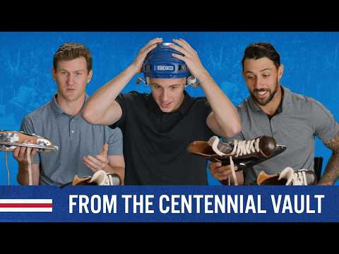 Fox, Troch & Gabe React to Old Hockey Equipment: From the Centennial Vault | Part 3