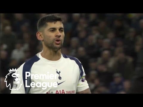 Cristian Romero sees second yellow for kicking out at Ibrahima Konate | Premier League | NBC Sports