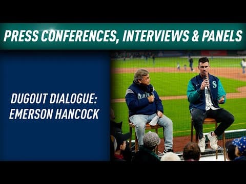 Mariners FanFest Day 1 - Dugout Dialogue: Emerson Hancock
