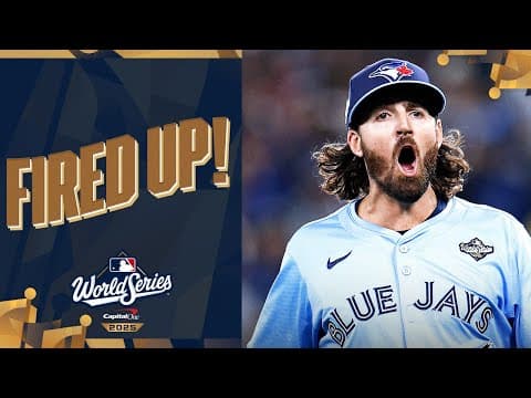 THREE BATTERS, THREE STRIKEOUTS! 😤 Kevin Gausman is AMPED for World Series Game 6! (Full inning)