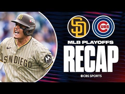Manny Machado's 2-run homer helps Padres defeat Cubs, force winner-take-all Game 3 | Wild Card Recap