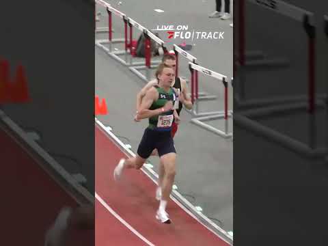 It is Wes Porter who runs away with the men's mile at the BU Valentine Invite. He goes 3:50.37.