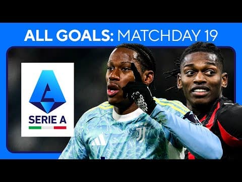 EVERY GOAL from Matchday 19 in SERIE A: Leão, David & MORE ⚽