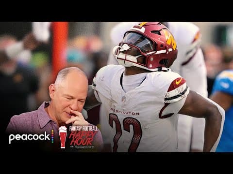 Bill Croskey-Merritt stock drops, Kimani Vidal rises | Fantasy Football Happy Hour | NFL on NBC