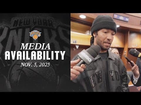 Coach Brown, Jalen Brunson, Karl-Anthony Towns, OG Anunoby & Deuce McBride Postgame | Nov. 5, 2025