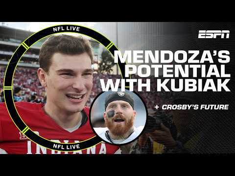 Fernando Mendoza's fit with Klint Kubiak & Maxx Crosby's future with the Raiders 👀 | NFL Live