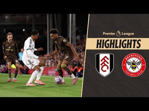 Damsgaard strikes in derby defeat | Fulham 3-1 Brentford | Premier League Highlights