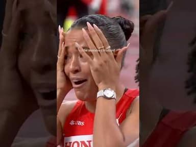 Becoming world champion doing what I love most.š„¹š„° #athletics #sports #emotional #trackandfield