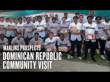 Giving Back in the DR | Marlins Draft Class