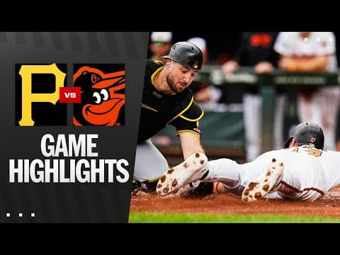 Pirates vs. Orioles Game Highlights (9/11/25) | MLB Highlights