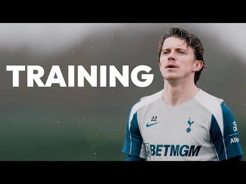 Gallagher's FIRST Spurs training session! 🤩