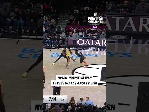 Nolan Traore showing off his complete game 🔥 #nba #brooklynnets #highlights