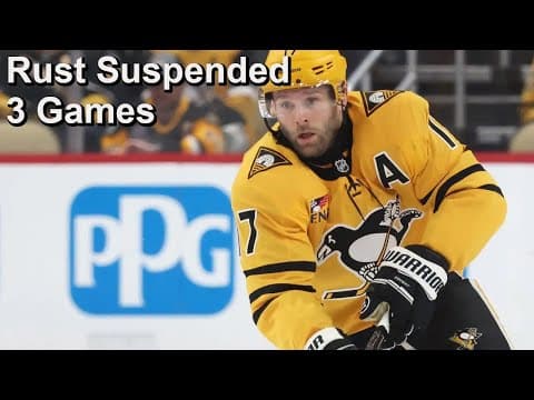 Rust Suspended, Demko Out for the Season, Avs Extend Malinski, Oilers Set a Record
