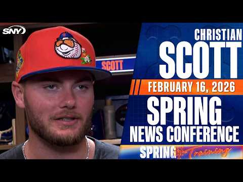Christian Scott on progress of his Mets return: 'The velocity has come back nicely'